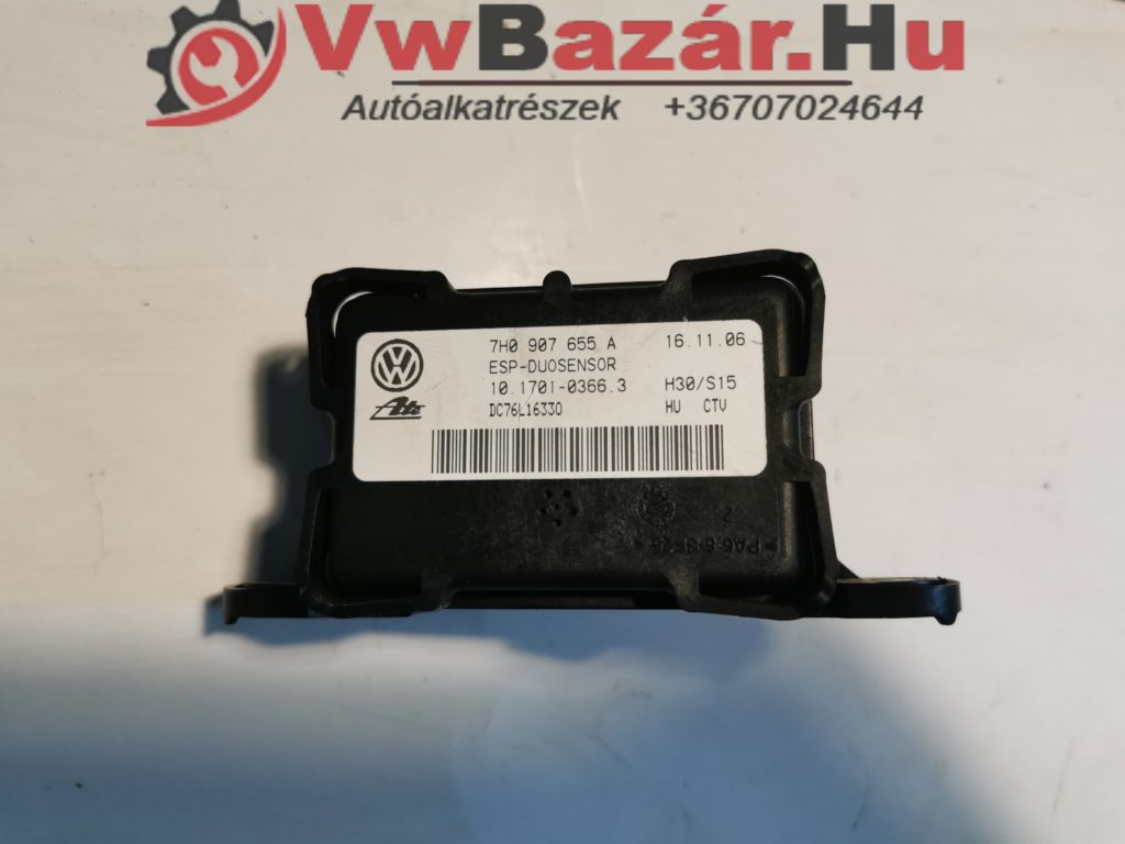 Gyorsulásérzékelő Abs Esp 655A VW-AUDI-SEAT-SKODA 7h0907655a