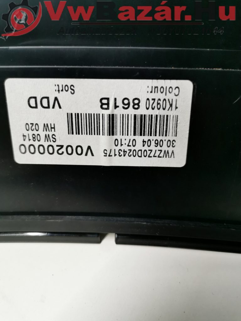 Kilométeróra VW GOLF V 861b