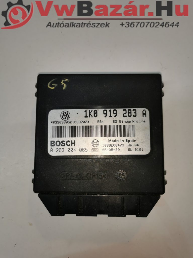 Parkradar vezérlő VW GOLF V 283a
