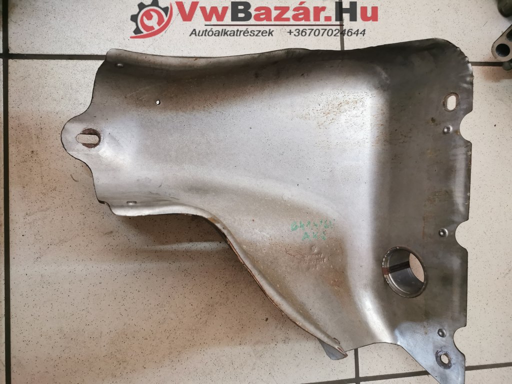Kipufogó hővédő lemez VW GOLF IV akq