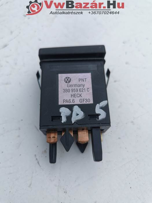 Hátsó szélvédő fűtés kapcsoló VW PASSAT B5