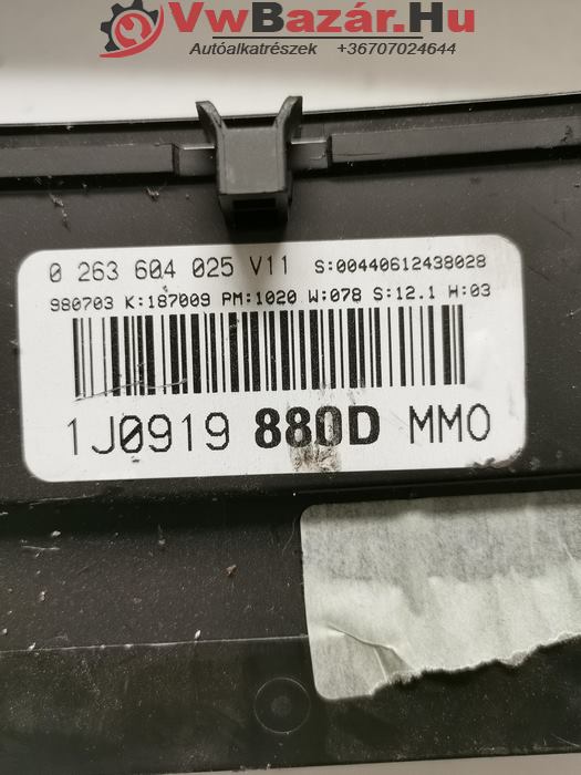 Kilométeróra VW GOLF IV 1J0919880d