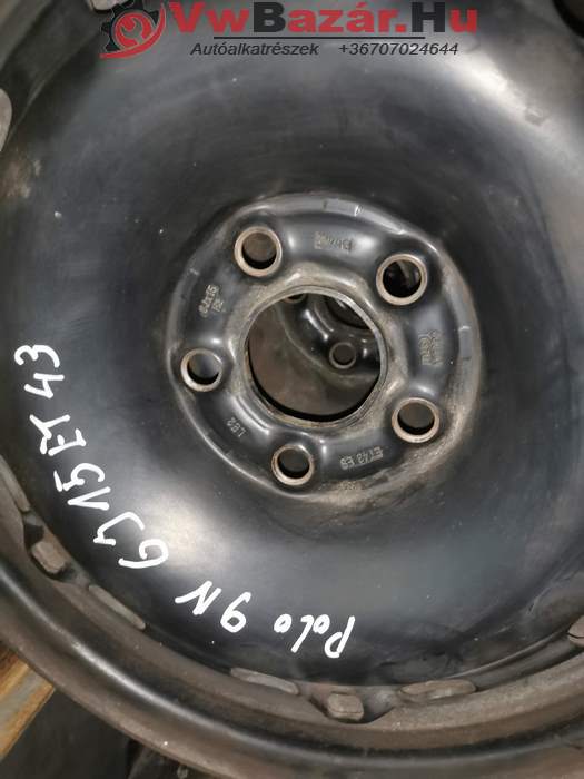 Lemezfelni garnitúra VW POLO 9N