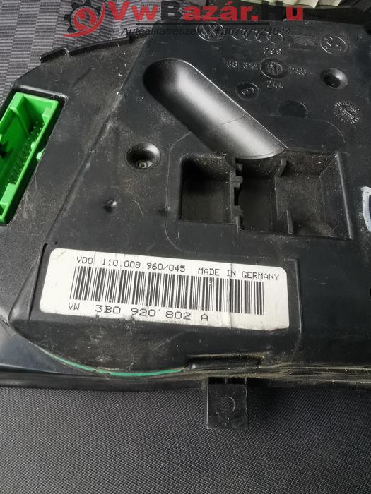 Kilométeróra VW PASSAT B5