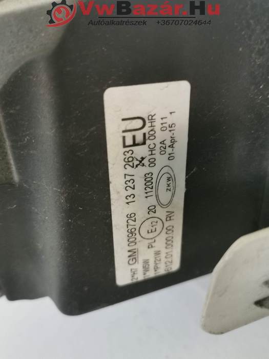 Projektoros első fényszóró OPEL CORSA C bal