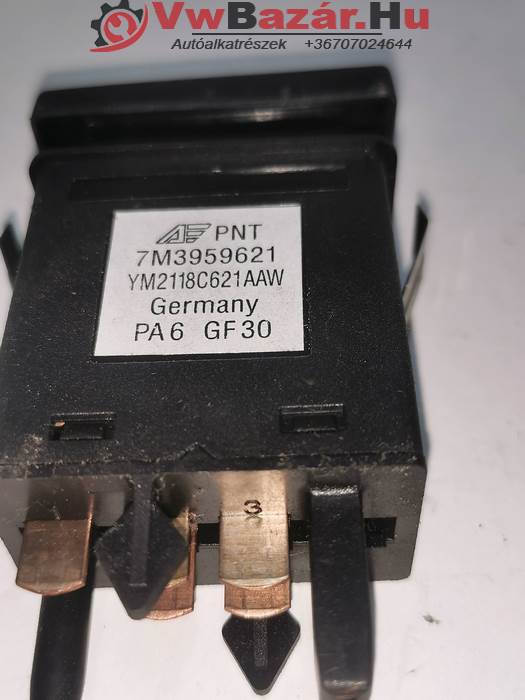 Szélvédőfűtés kapcsoló VW SHARAN Hátsó