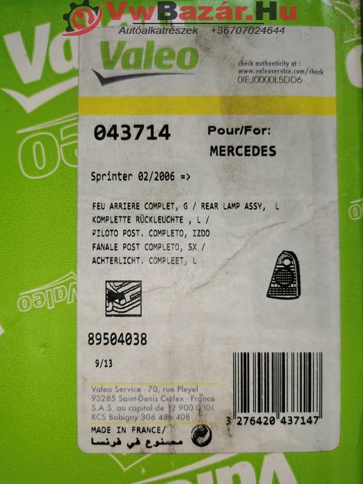 IMG_20230717_122536 Hátsó lámpa SPRINTER bal