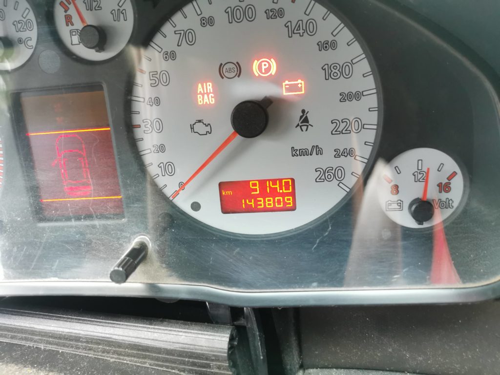 Kilométeróra AUDI A4 B5 Fehér számlapos