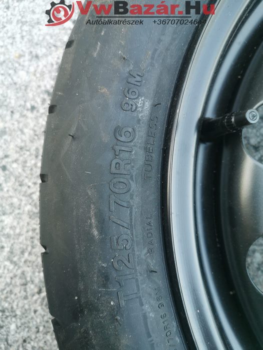 Mankókerék , Pótkerék AUDI VOLKSWAGEN 5X112