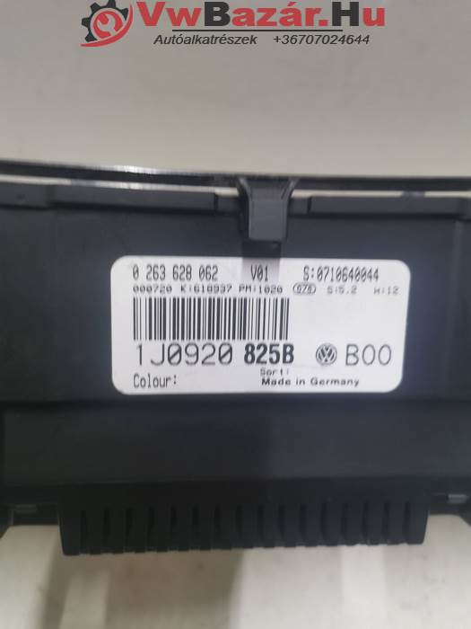 Kilométeróra VOLKSWAGEN GOLF IV TDI 1j0 920 825 b