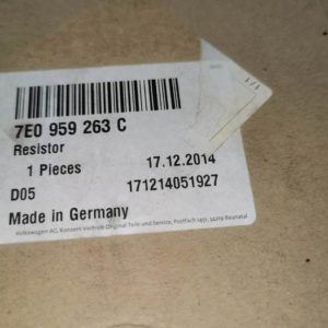 Fűtés ellenállás VW TRANSPORTER T5  7e0 959 263 c