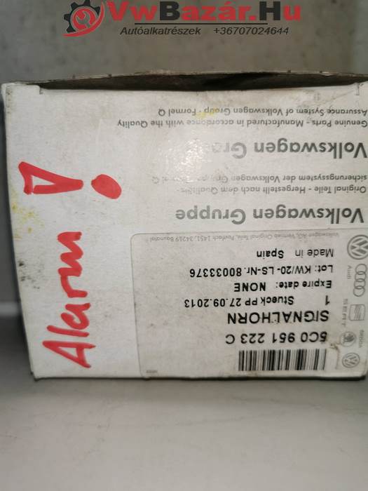 VW TOURAN CADDY kürt, duda 5c0 951 223 c