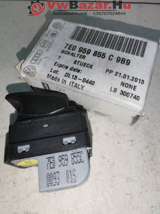 IMG_20230822_115557 Ablakemelő kapcsoló VW TRANSPORTER T5 7e0 959 855 c