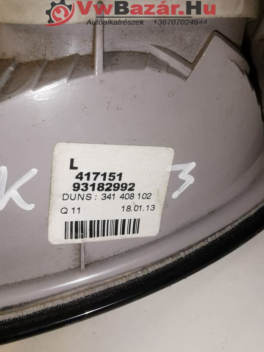 Hátsó lámpa OPEL ASTRA H kombi Bal 93182992