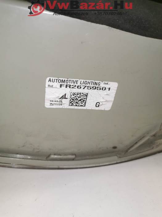 Hátsó lámpa OPEL ZAFIRA B bal fr26759501