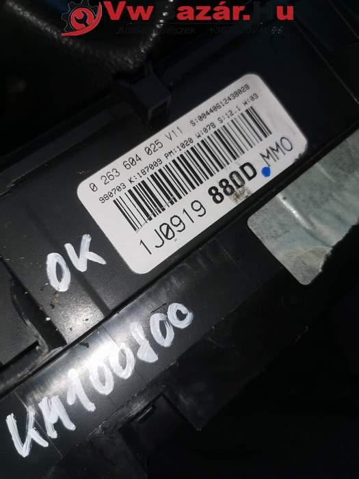 Kilométeróra VW GOLF IV 1J0919880d