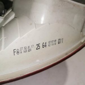 Hátsó lámpa bal MERCEDES B-CLASSE a1608202564