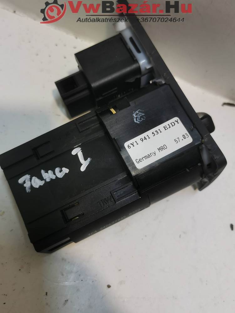Világítás kapcsoló SKODA FABIA I 6y1 941 531 ejdy