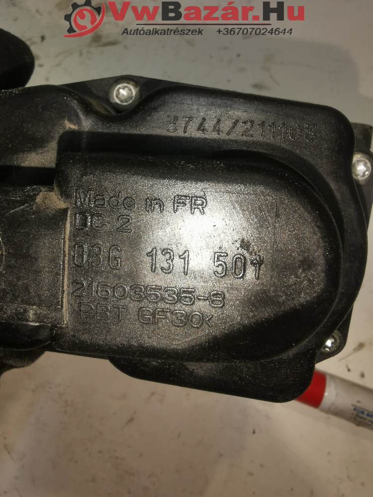 EGR szelep VW AUDI SEAT SKODA 2.0 pd 16v 170le 03g131501