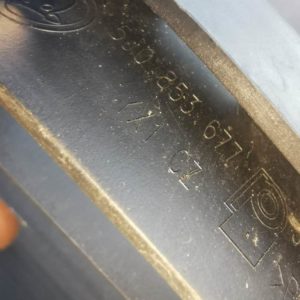 Műanyag betét első lökhárítóba SKODA FABIA II 5j0853677