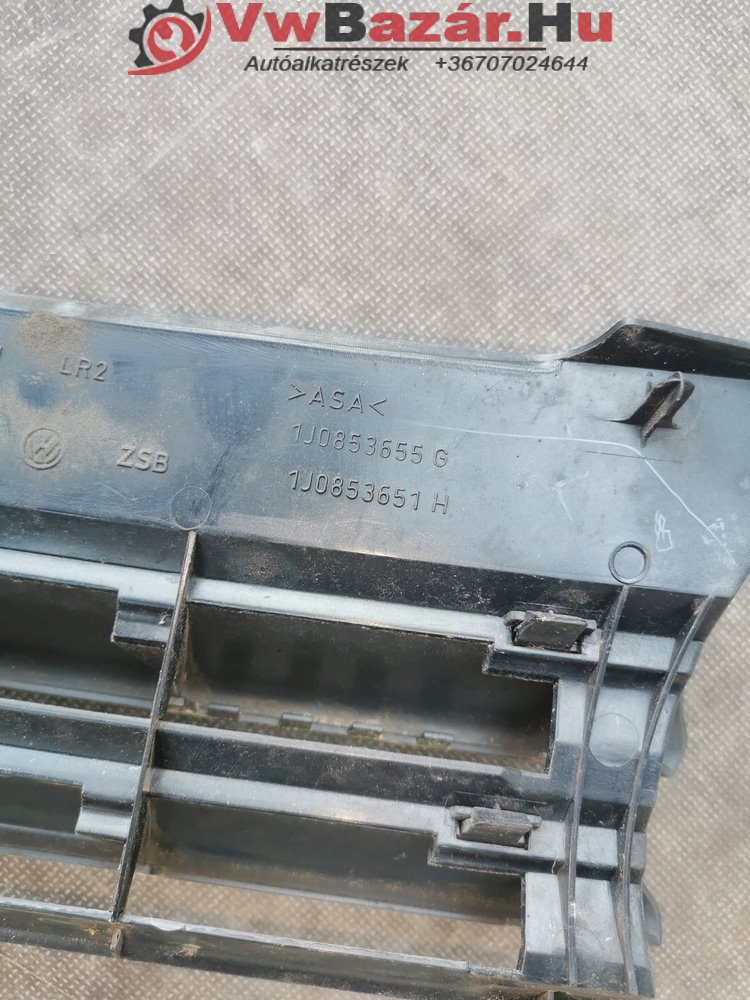 Hűtőmaszk, Díszrács VW GOLF IV fekete 1j0 853 655g