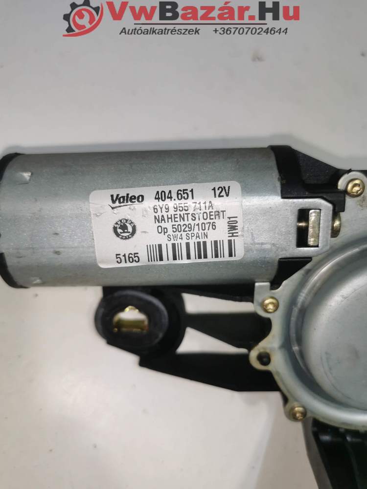 Hátsó ablaktörlő motor FABIA I kombi 6y9955711a