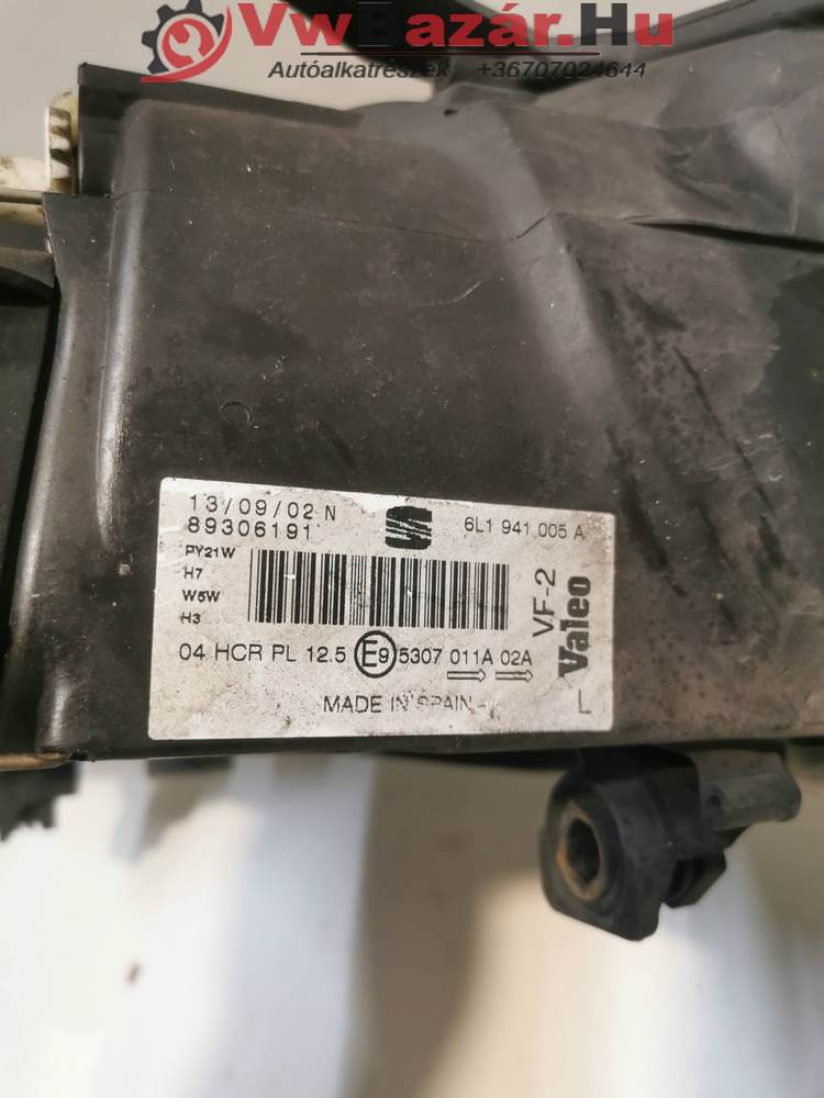 Első fényszóró SEAT IBIZA CORDOBA 6l1941005a