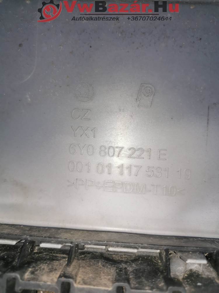 Első lökhárító SKODA FABIA I FACELIFT 6y0807221e