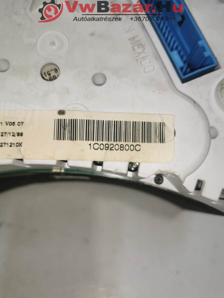 Kilométeróra VW BEETLE 1co920800c