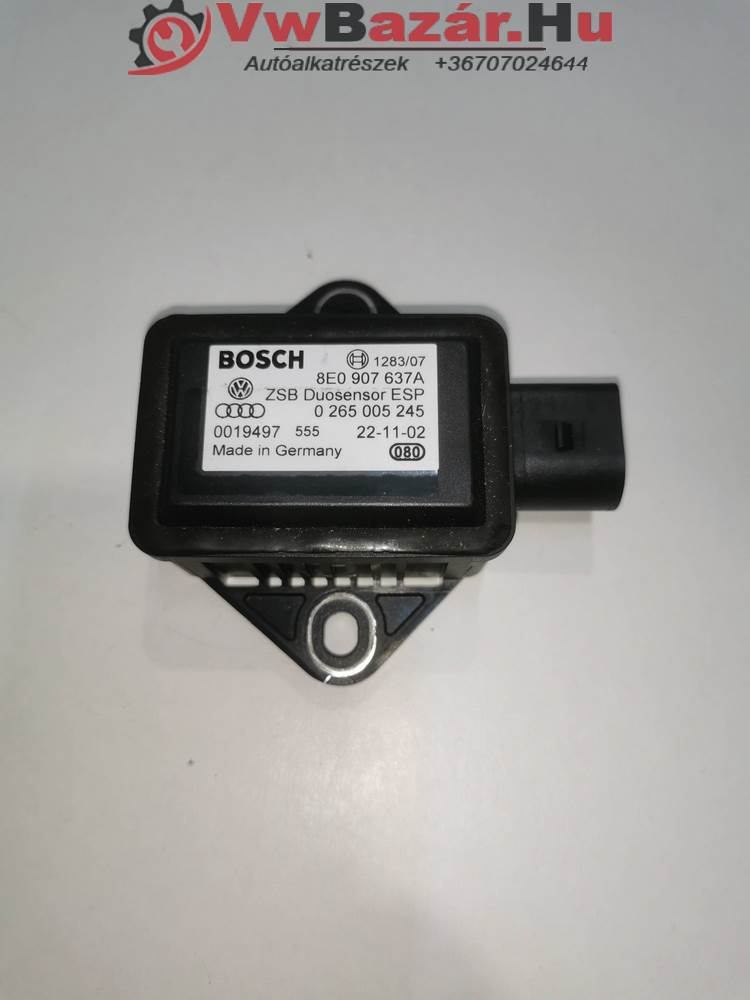 Gyorsulásérzékelő Abs Esp 655A VW-AUDI-SEAT-SKODA 8e09076370a