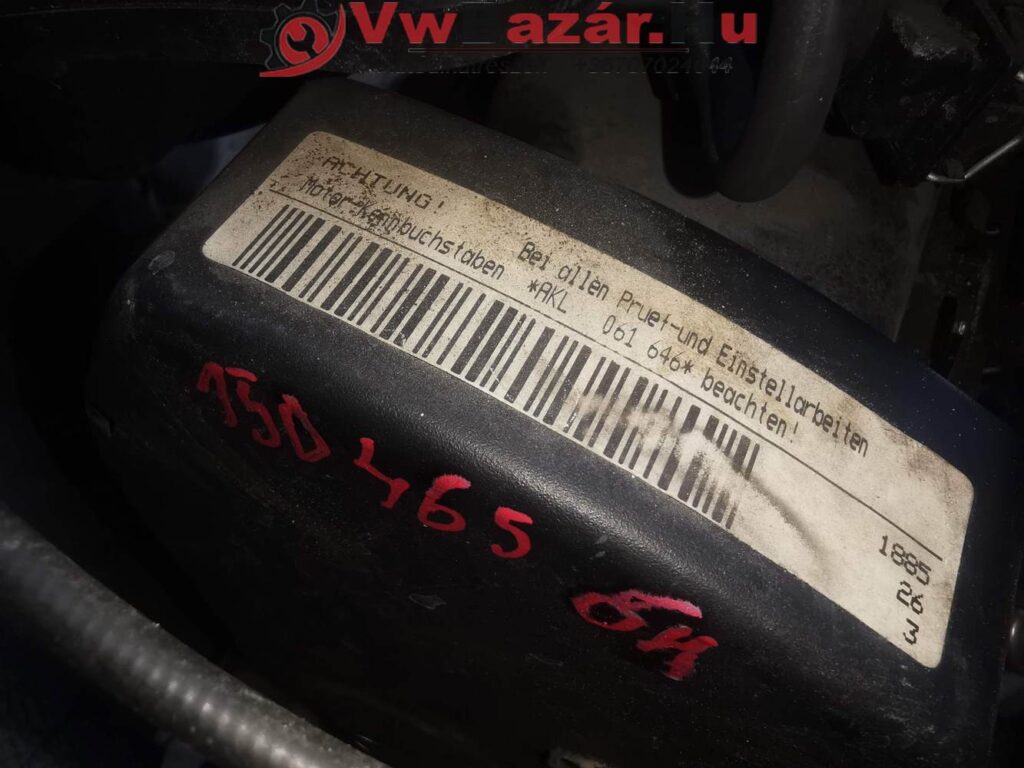 AKL Motor Motorblokk hengerfejjel VW AUDI SEAT SKODA AKL