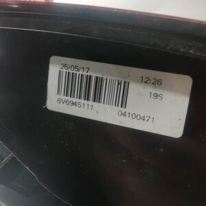 Hátsó lámpa SKODA FABIA III  bal 6v6 945 111