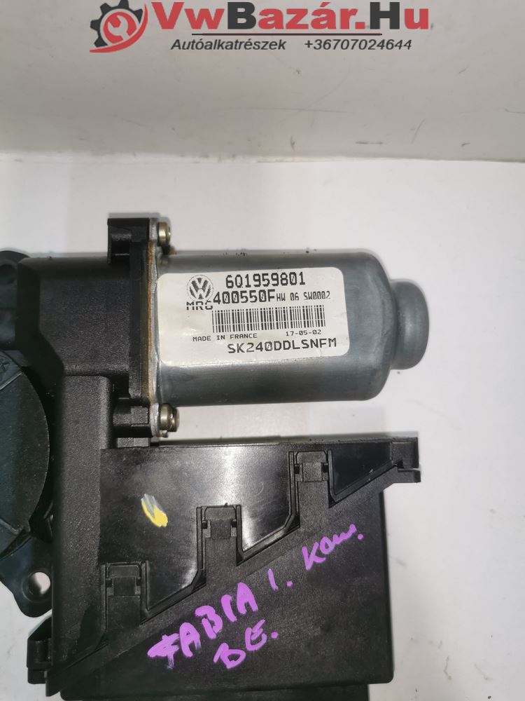 Ablakemelő motor SKODA FABIA I bal 6q1959801