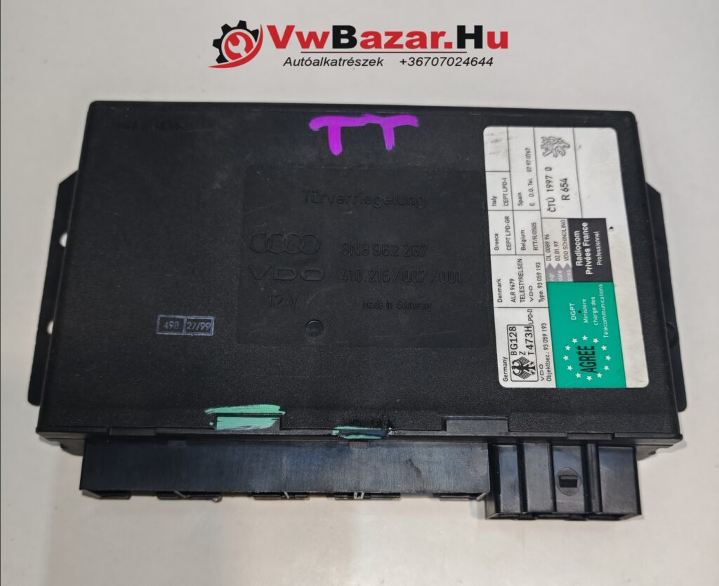 Komfortelekronika Audi TT ajtó vezérlő elektronika 8n8962267