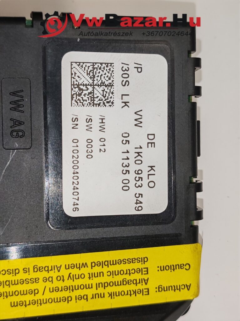 IMG_20250618_120636 Kormánykapcsoló szett VW Touran 1k0953549