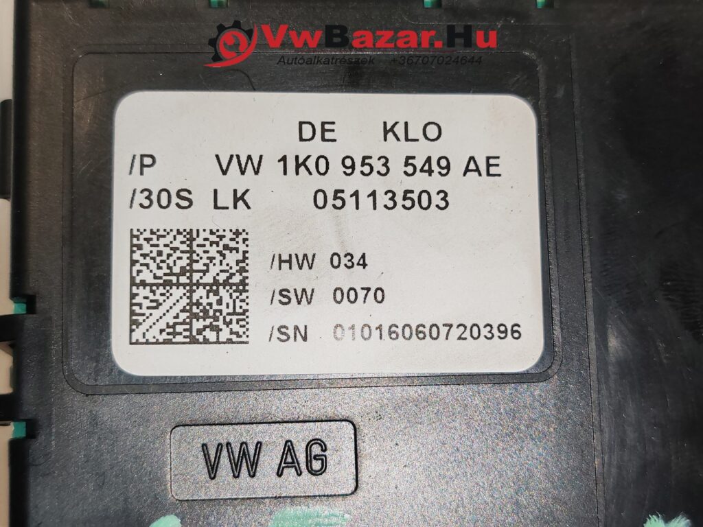 IMG_20250618_120759 Kormánykapcsoló szett VW Golf V 1k0953549ae