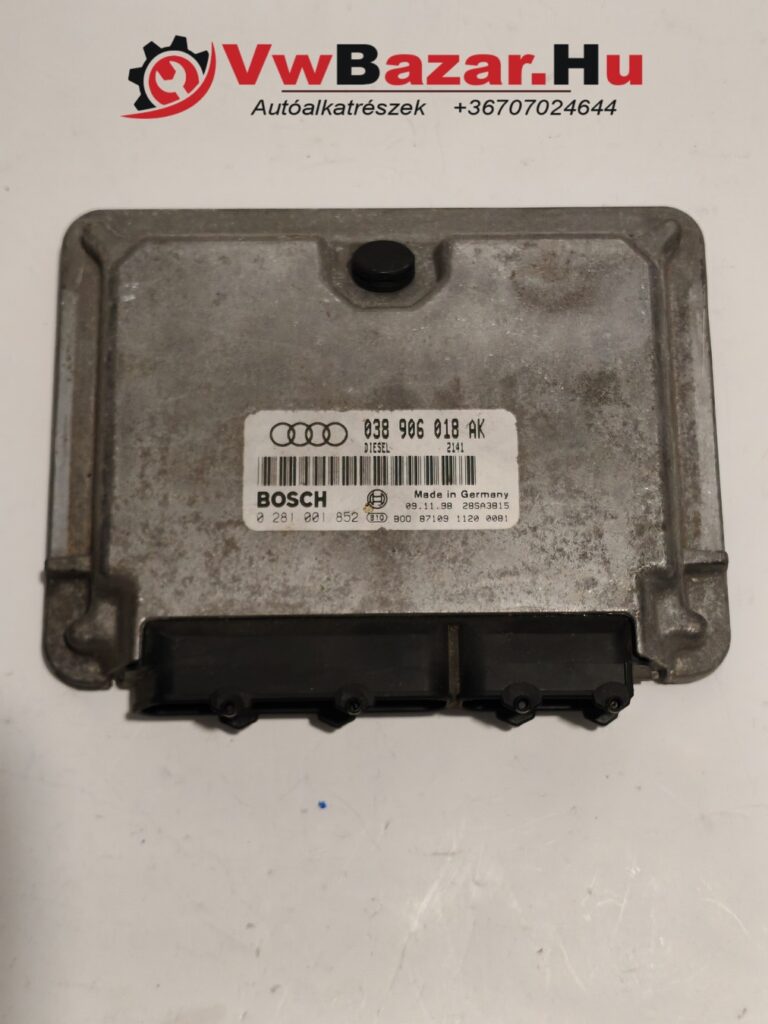 Motorvezérlő VW AUDI 1,9tdi ALH 038906018ak