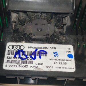 Klimavezérlő AUDI A3 8p  8p0820043n