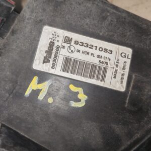 Első fényszóró jobb OPEL MERIVA A 93321053