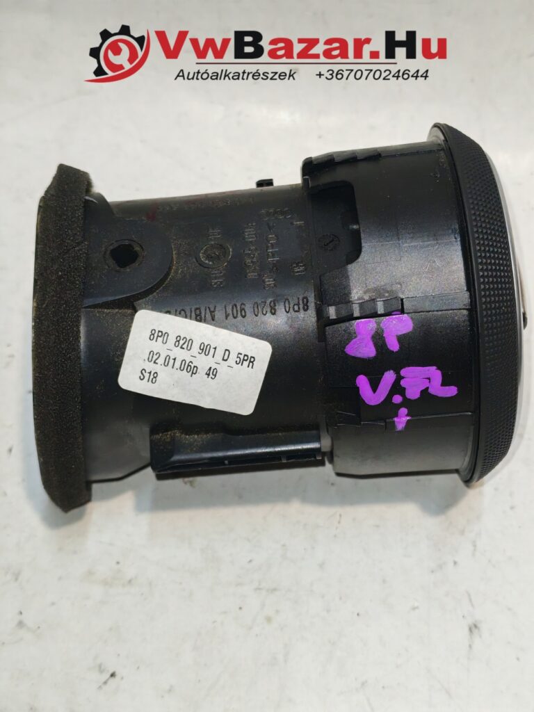 Műszerfal szellőzőrács AUDI A3 8P 8p0820901d