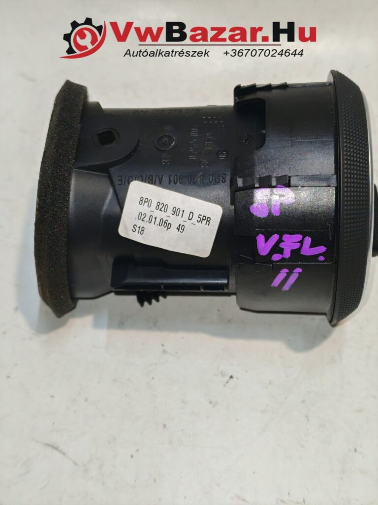 Műszerfal szellőzőrács AUDI A3 8P 8p0820901d