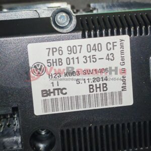 Klímavezérlő panel VW Touareg 7p6907040cf