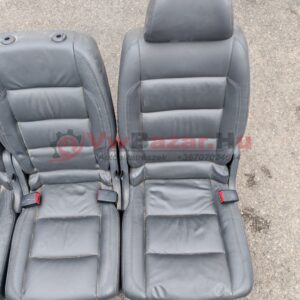 Ülés szett + ajtókárpitok VW Touran I sötétszürke bőr