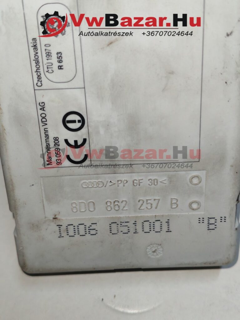 Központizár kompresszor AUDI A3, A4 B5 8d0862257b