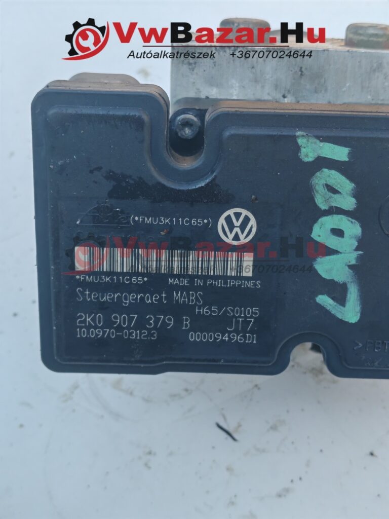 ABS vezérlő egység VW Caddy 2k0907379b