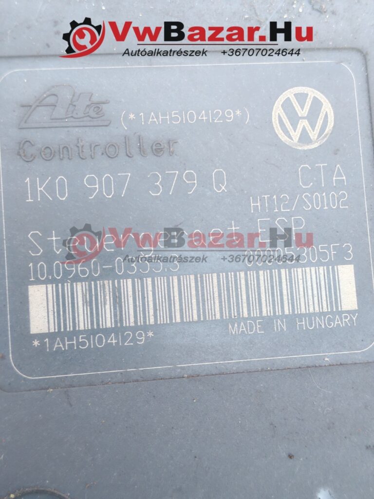 ABS vezérlő egység SKODA Octavia II 1k0907379q