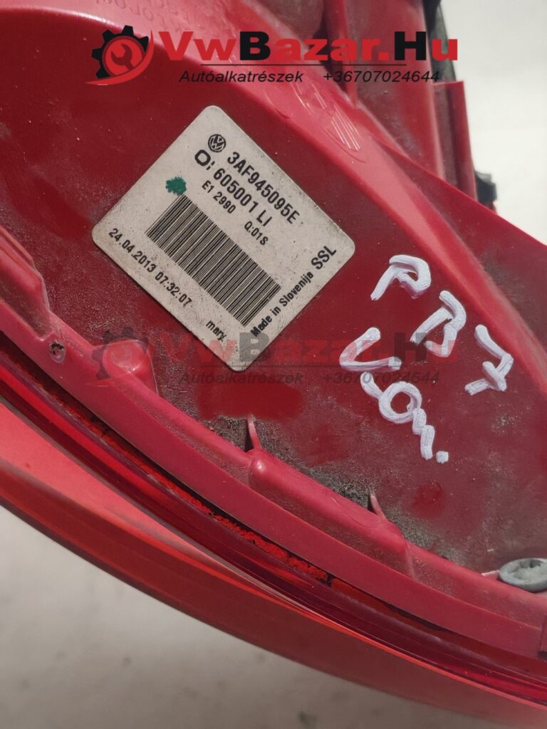 Hátsó lámpa bal VW Passat B7 Kombi 3af945095e