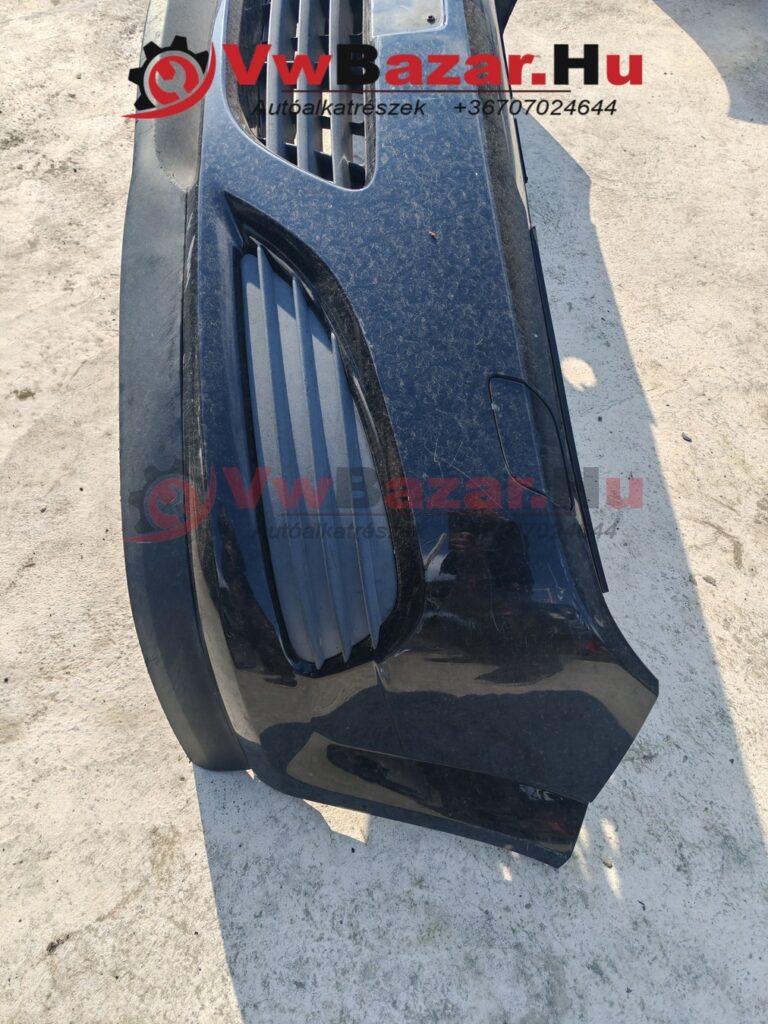 Első lökhárító Opel Astra H lámpamosós fekete