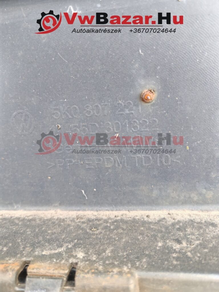 Első lökhárító Vw golf VI 5k0507221