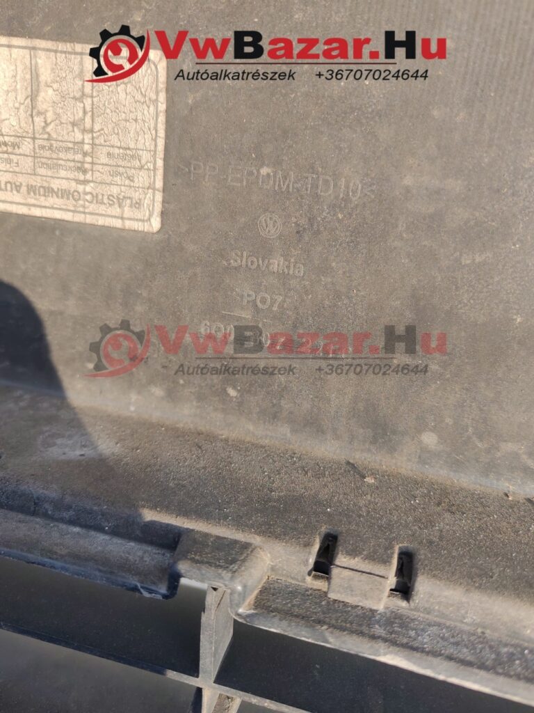 Első lökhárító Vw Polo 9n3 Lámpamosós 6q0507221c